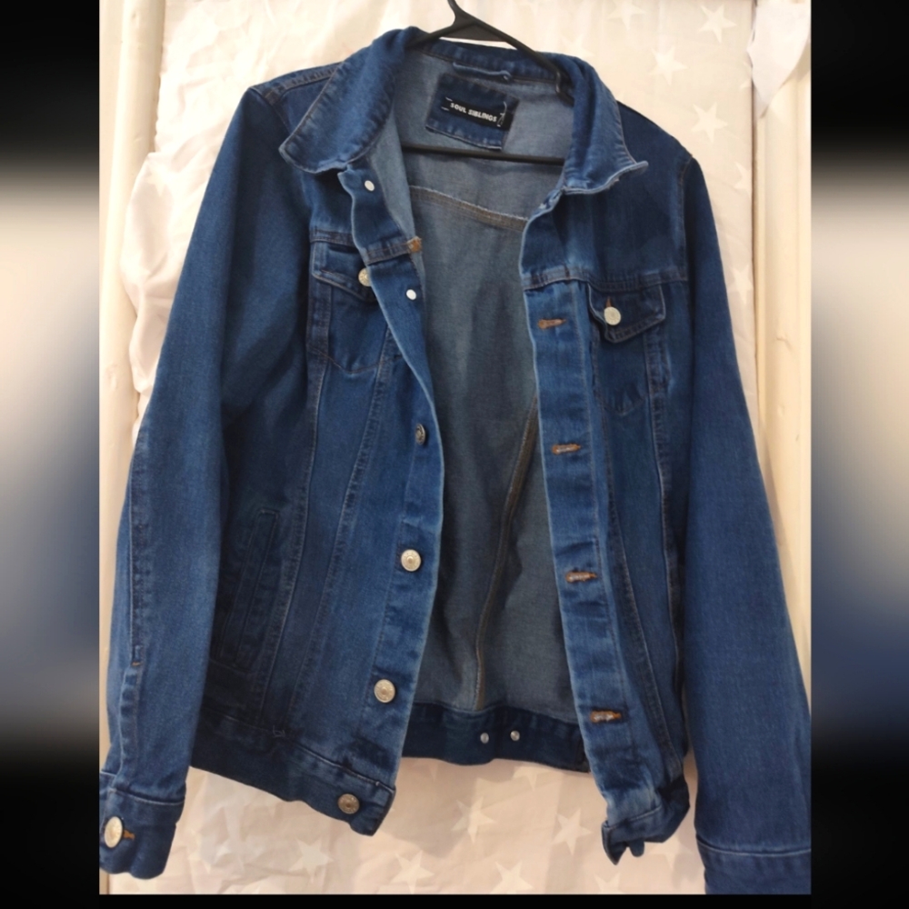 Large Soul Siblings Jean Jacket